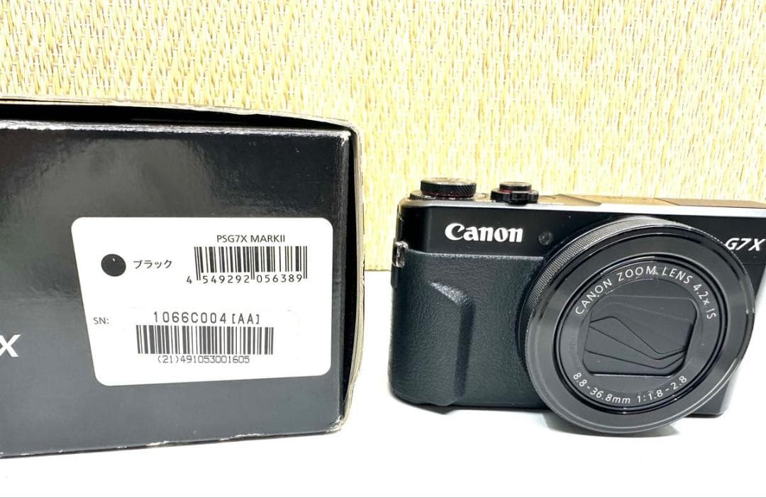 Canon PowerShot G7 X Mark II 本体 ブラック