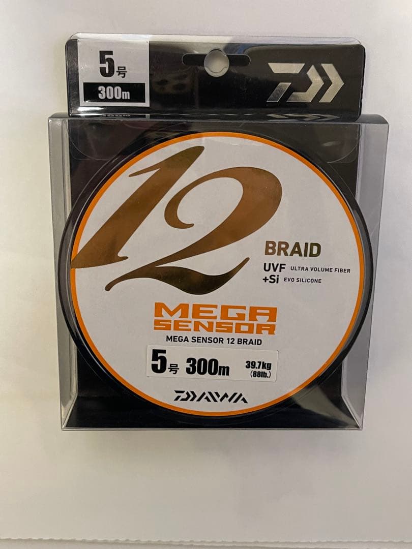 ダイワ　メガセンサー　￼12ブレイド 300m 5.0号　新品￼