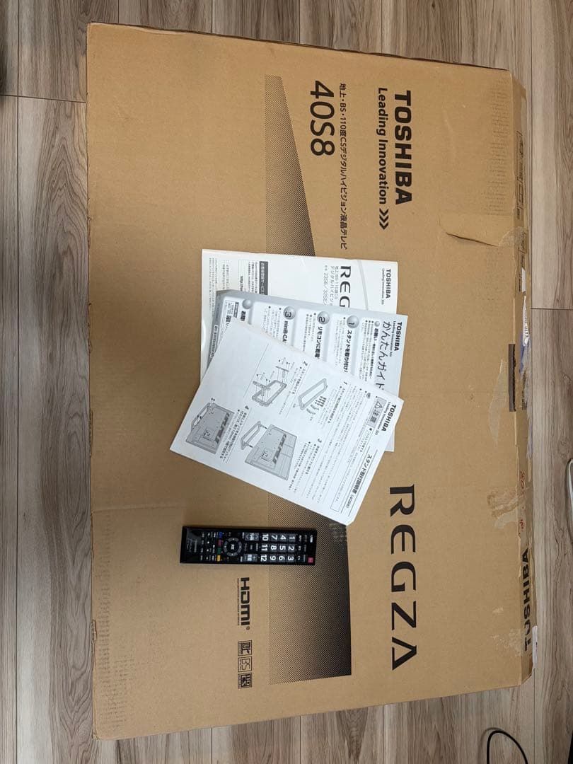 Toshiba REGZA 40S8 40インチ　状態良好　付属品あり