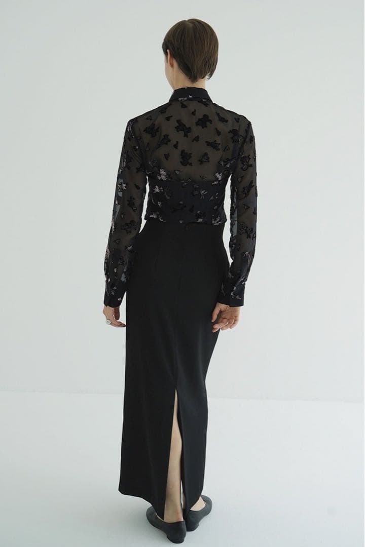 CLANE クラネ FLOWER OPAL BISTIER SHIRTS