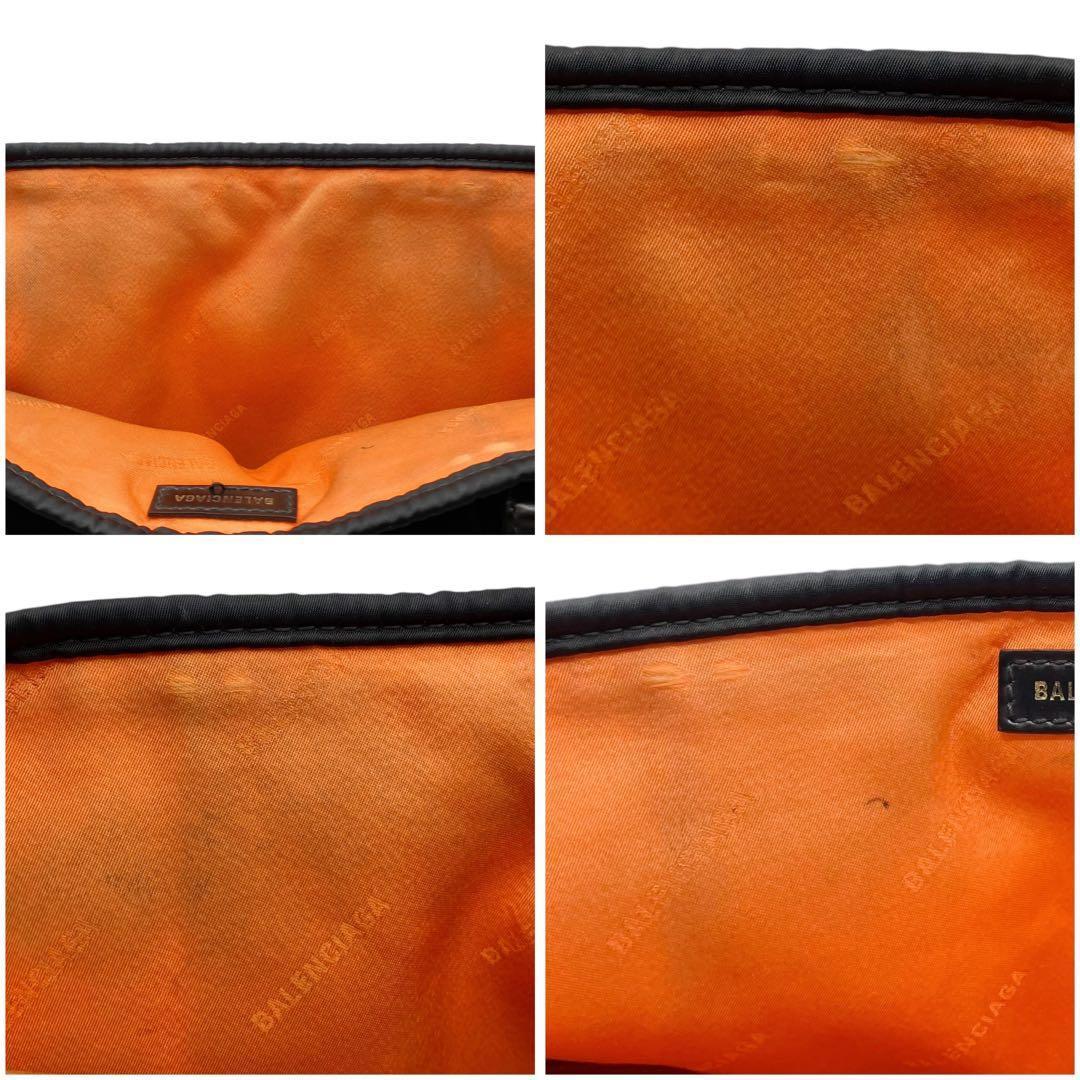 良品✨ バレンシアガ ネイビーカバスS ハンドバッグ ナイロン ブラック