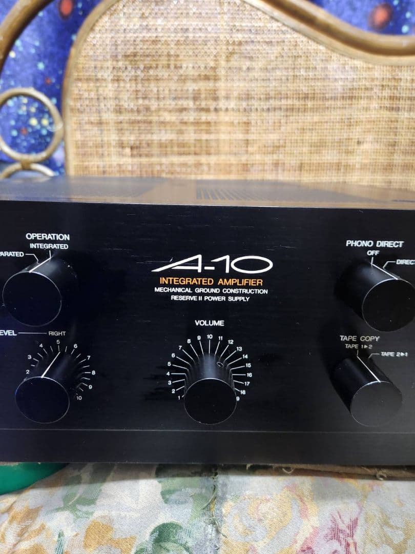 伝説！極上品フルレストア済！完動超美品！NECプリメインアンプA-10TYPEⅢ