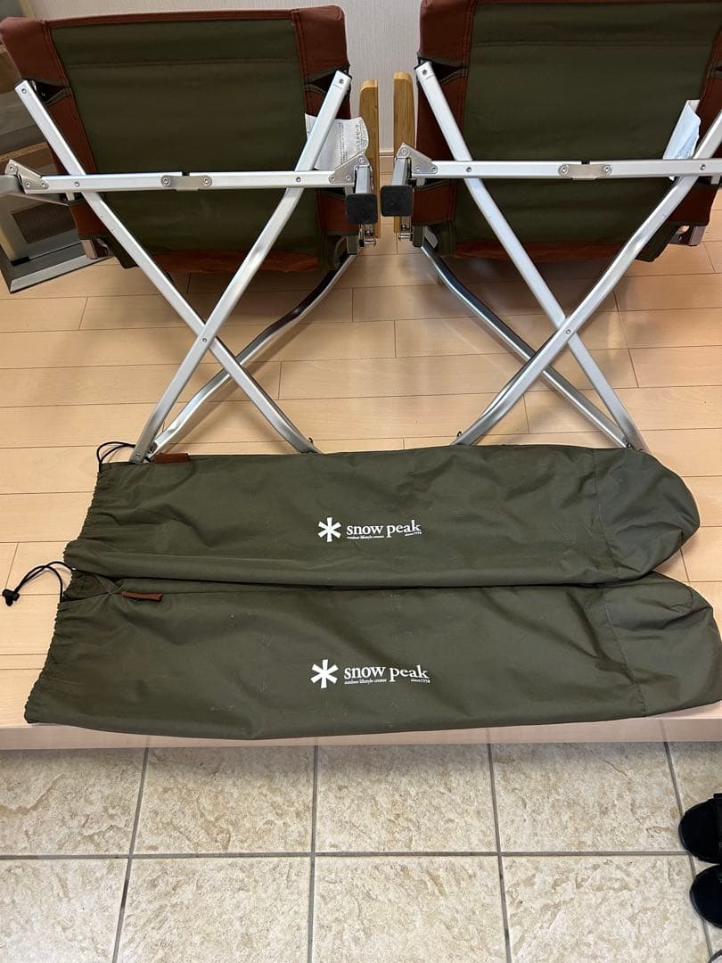 スノーピーク　ローチェア30 ブラウン（2脚セット）