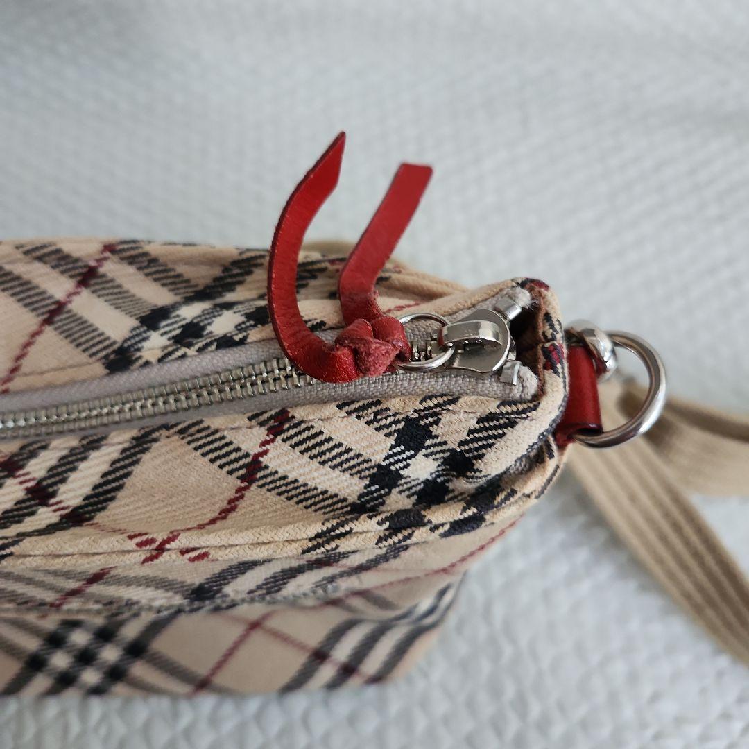 BURBERRY　バーバリーブルーレーベル　ノバチェック　ショルダーバッグ