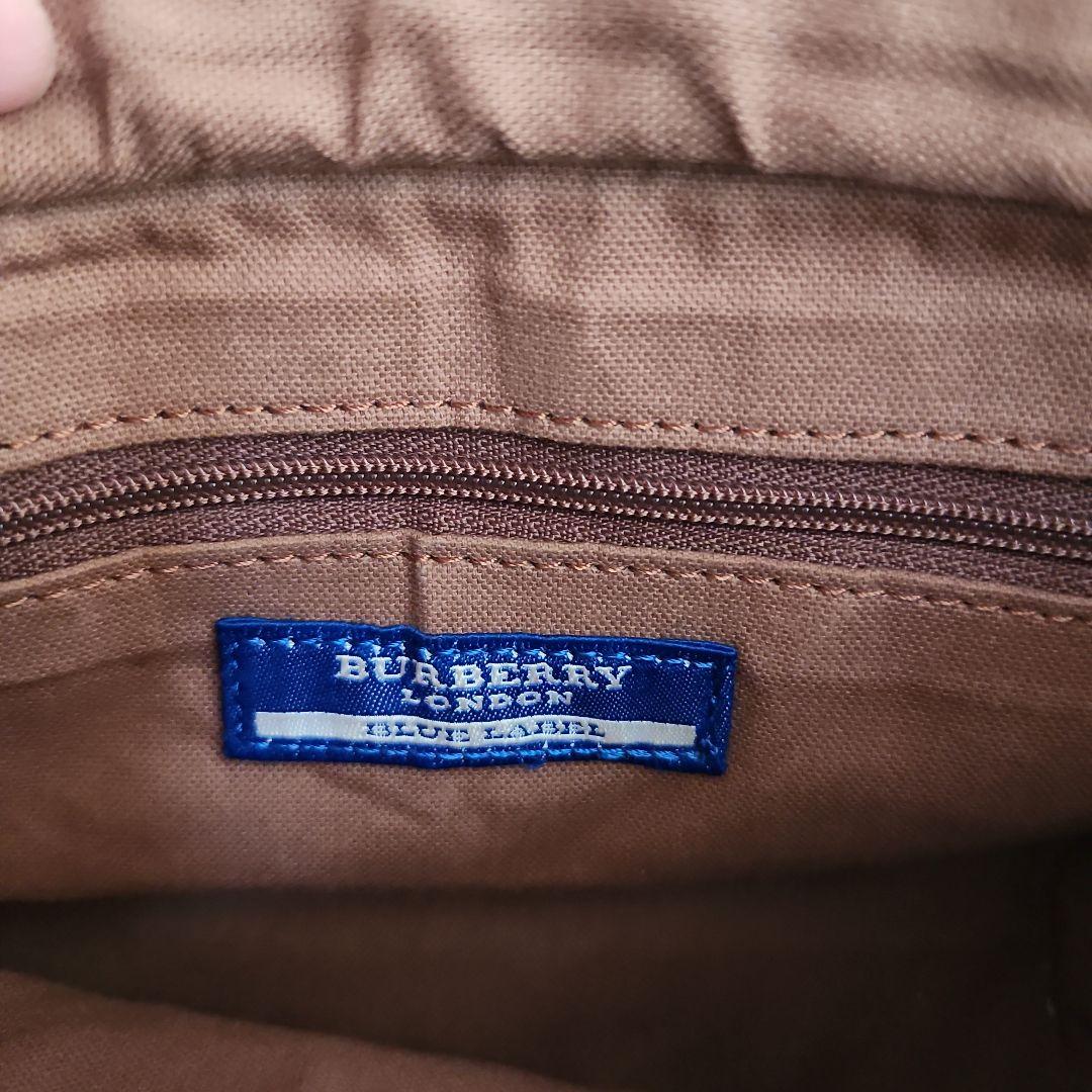 BURBERRY　バーバリーブルーレーベル　ノバチェック　ショルダーバッグ
