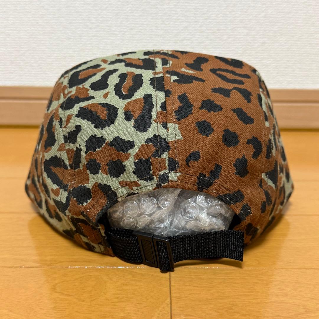 Supreme Leopard Camp Cap オリーブレオパード 10ss