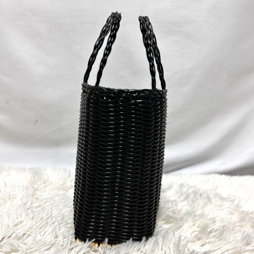 美品　palorosa カゴバッグ　巾着　ハンドバッグ　MINI TOTE