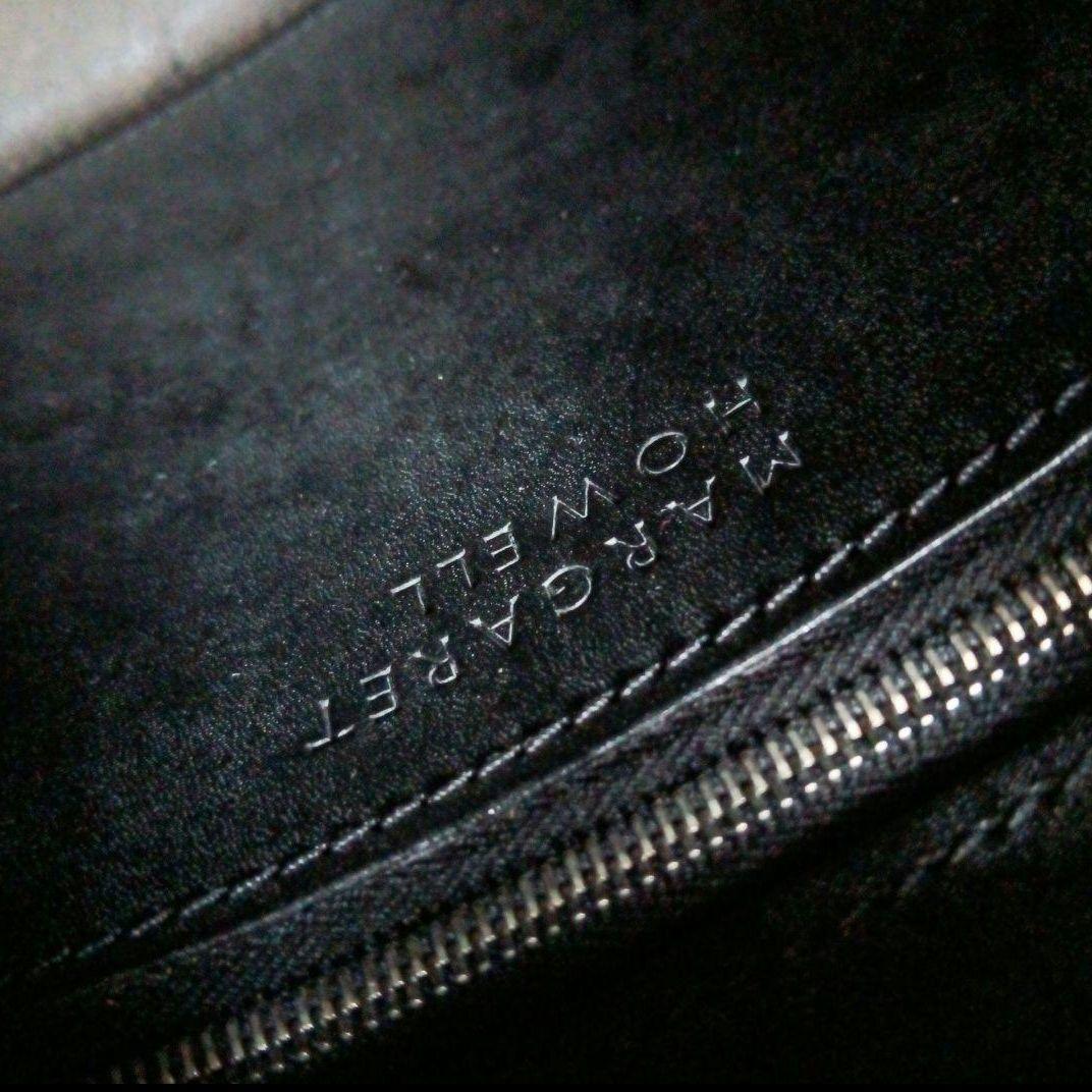 希少美品◆マーガレットハウエル ショルダーバッグ　バケツ　レザー　限定　ブラック