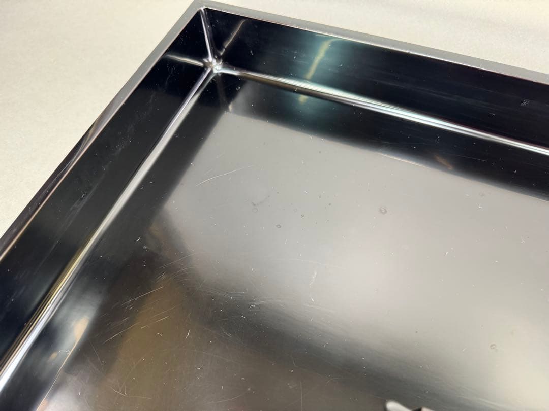 いけばな　草月流　草月蒼風好　草月八っ橋　漆塗　黒のL字型花器 2個セット華道具