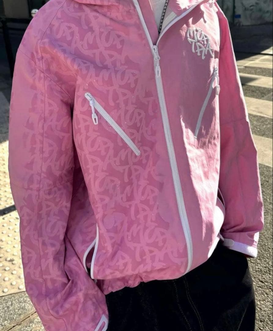 ジャケット・アウター mertra monogram shell jacket(pink)