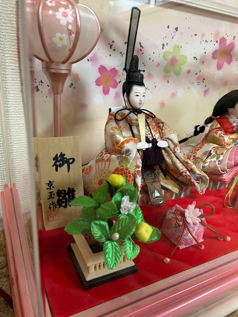 雛人形 コンパクト ひな人形 雛人形 おしゃれ アクリルケース入り