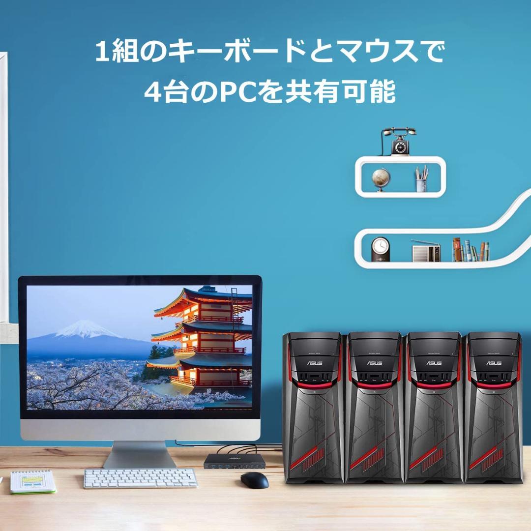新モデルUSB HDMI KVM切替器
