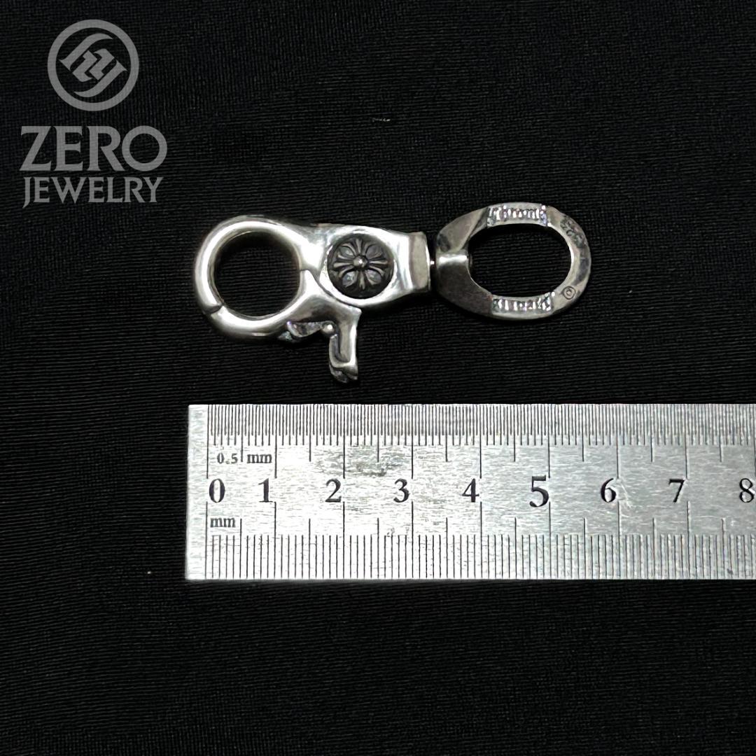 【★即日発送★925刻印】クロスボール　ナスカン　キーリング