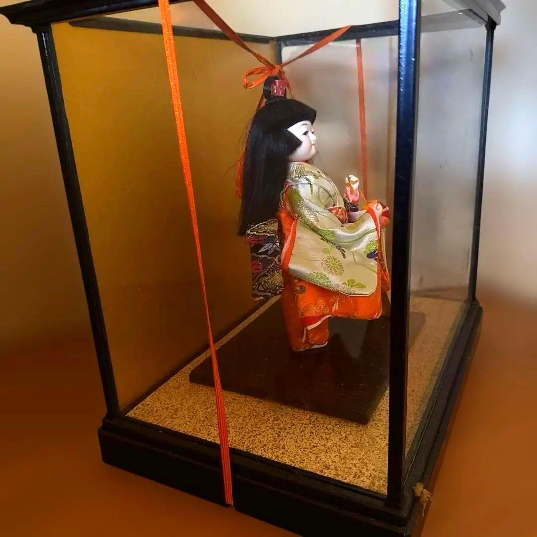 御所人形 花柄 和服