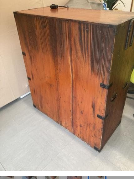 ■送料込み■ 京都 初瀬川徳松 和箪笥5段 昭和大正レトロ アンティーク