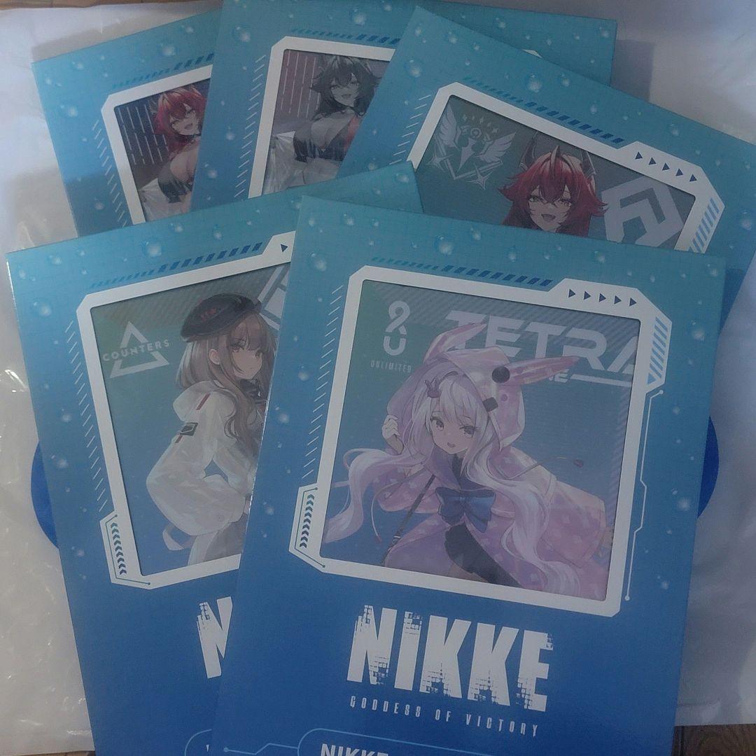 GIGO限定　NIKKE　ニケ　メタルポスターアーバン・レイニーディ全5種セット