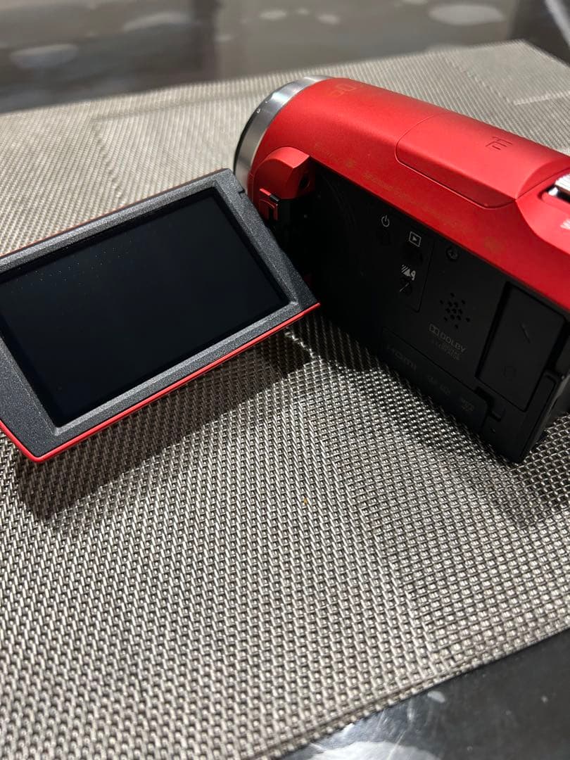 【美品】SONY HDR-CX680 ビデオカメラ レッド おまけ付き