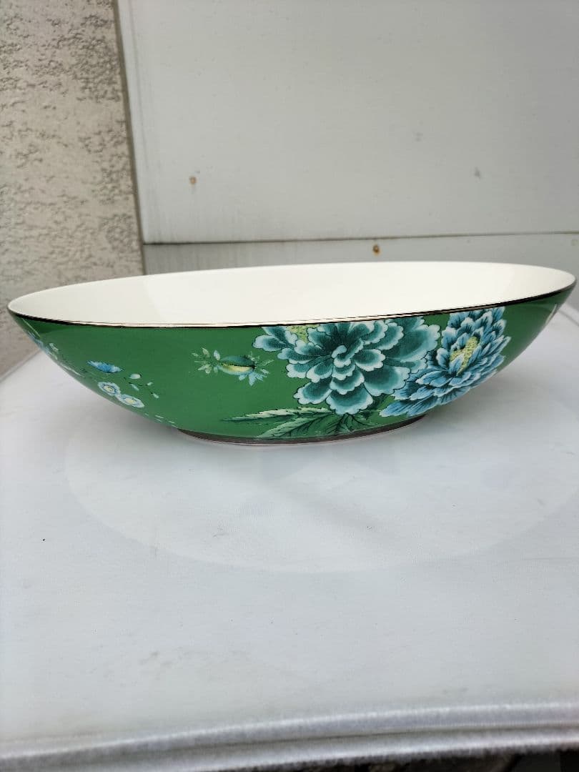 ウェッジウッド　 ジャスパーコンラン　シノワズリ　オーバルボウル