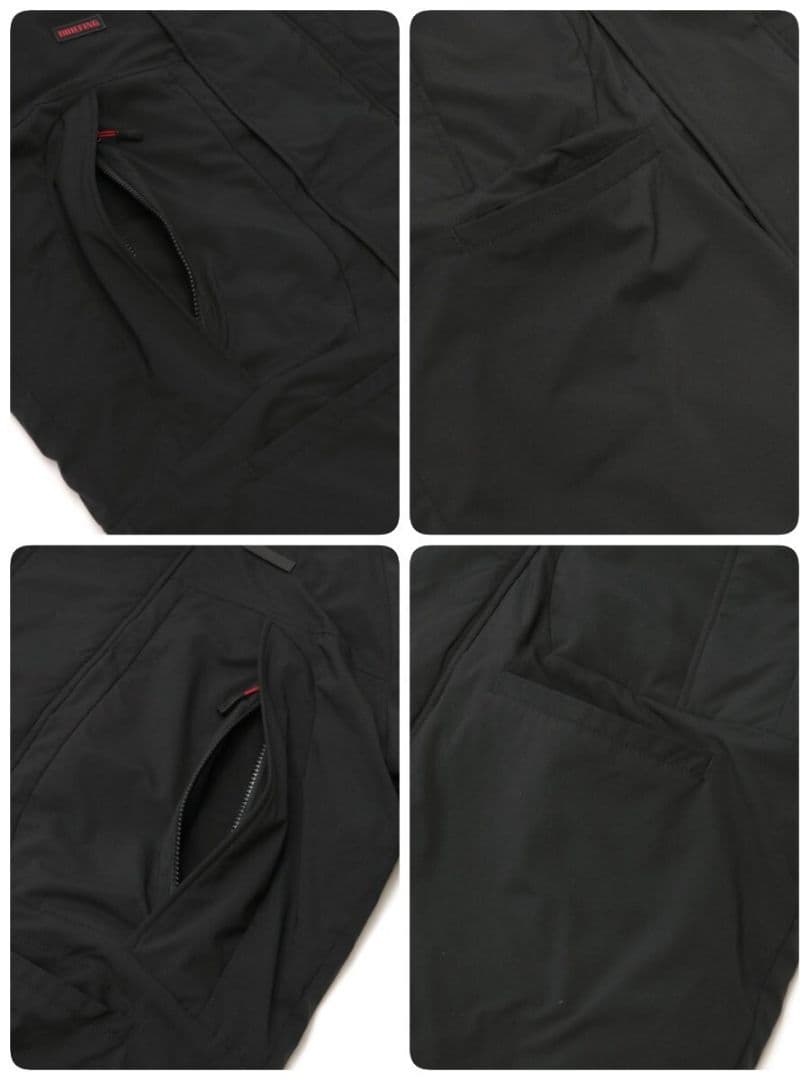 ブリーフィング ダウンベンチコート　ブラック　ヒーター付き温度調節