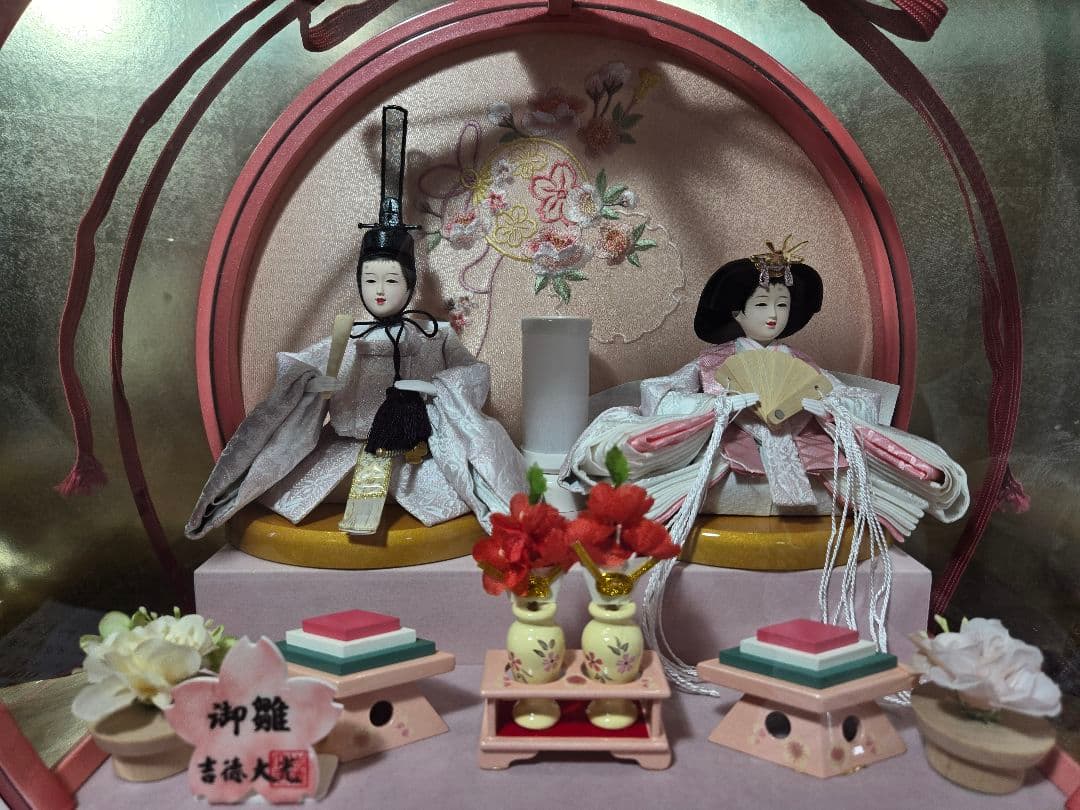 【一点限り】雛人形 ケース飾り　K56