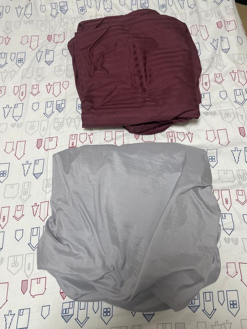 旧型　AIR マットレス　SI ダブルサイズ　中古品　ダブル用シーツ2枚セット