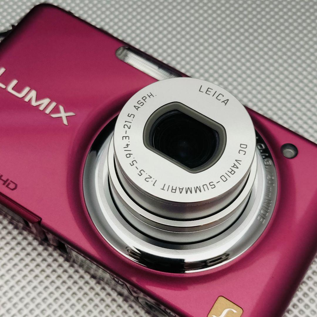 【美品】 PANASONIC LUMIX DMC-FX77 ピンク デジカメ