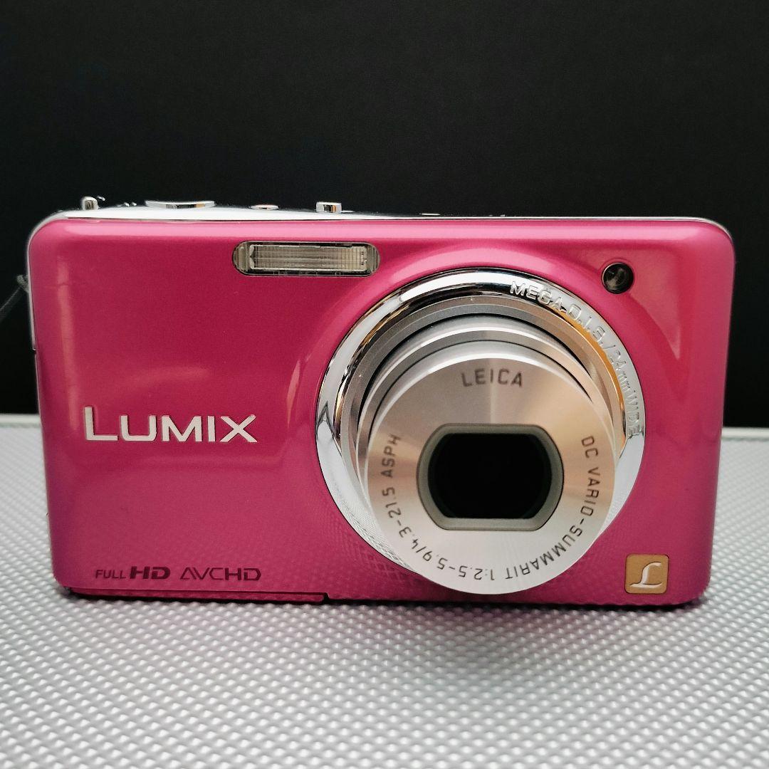【美品】 PANASONIC LUMIX DMC-FX77 ピンク デジカメ