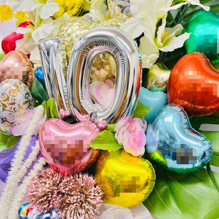 お祝い　バルーン　スマイルケーキ盛岡