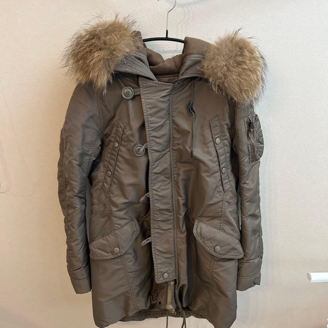 goaカーキ ファー付き モッズコート　Mサイズ　ミリタリー　y2k