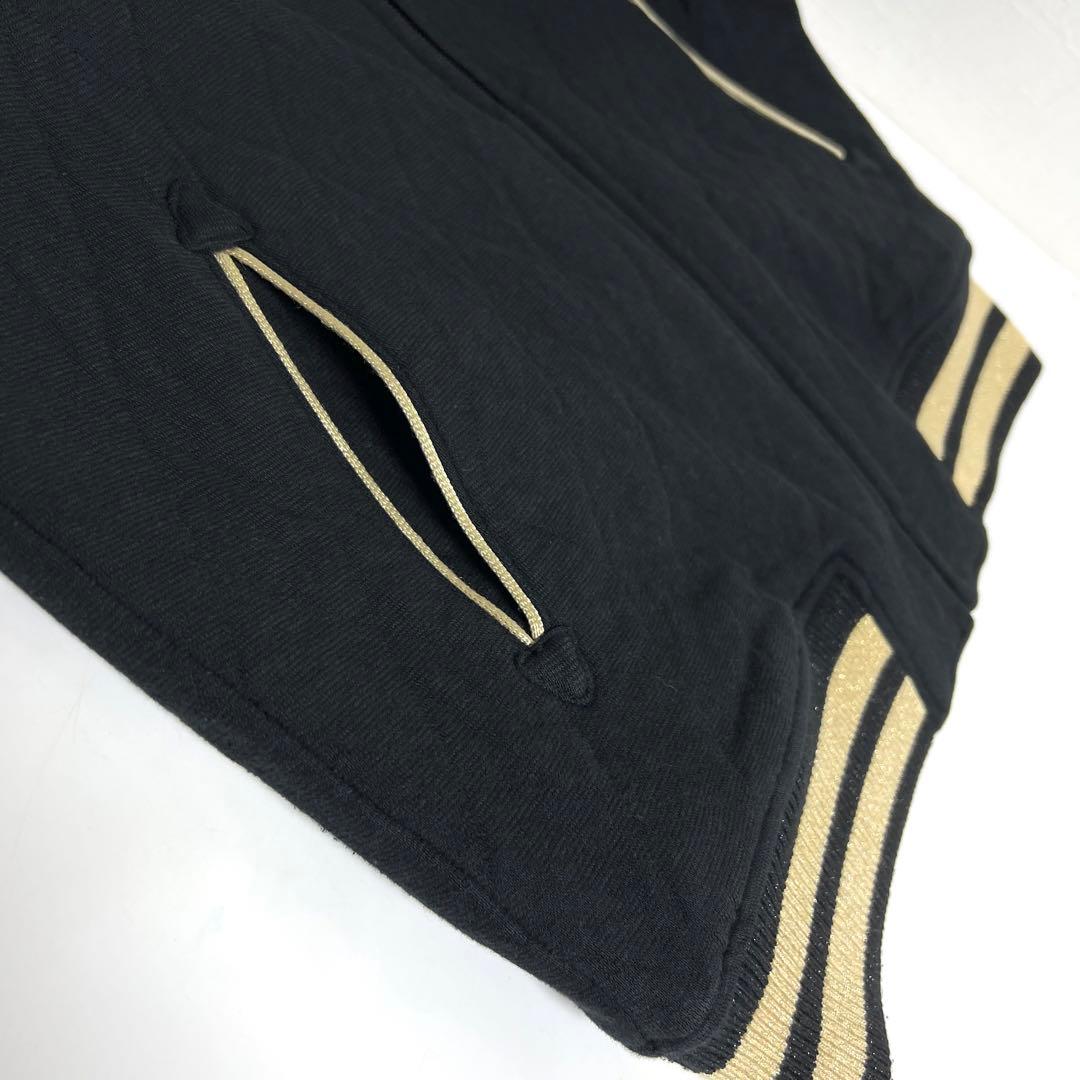 HYSTERIC ゴールド刺繍 ニット スタジャン　ブラック　フリーサイズ