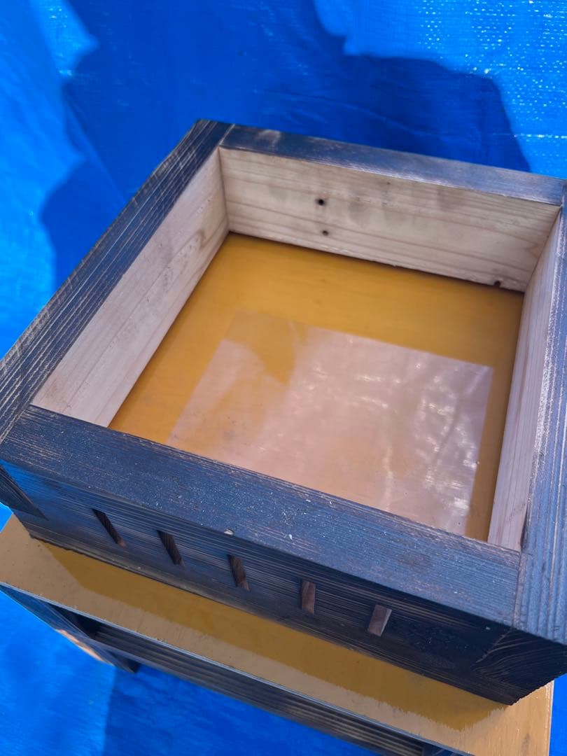 ニホンミツバチ　重箱式巣箱　営巣用巣箱5段　板厚3cm