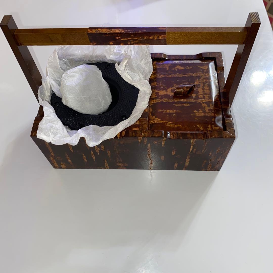 小物入れ(灰皿)桜皮細工