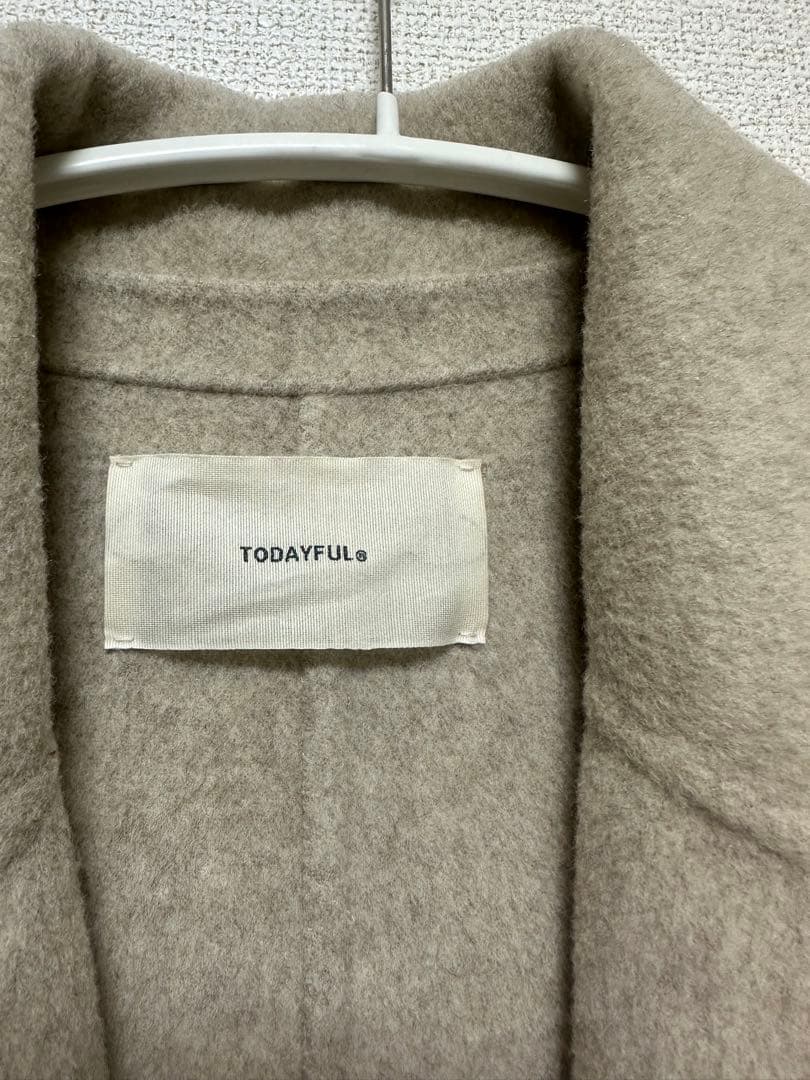 todayful Wool Over Cort ウールオーバーコート 38