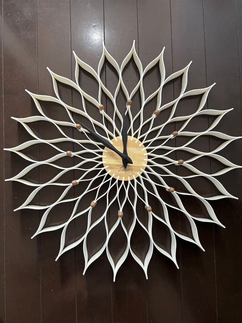 現行品　未使用　ルファール　ウォールクロック　ホワイト　フランフラン　壁掛け時計