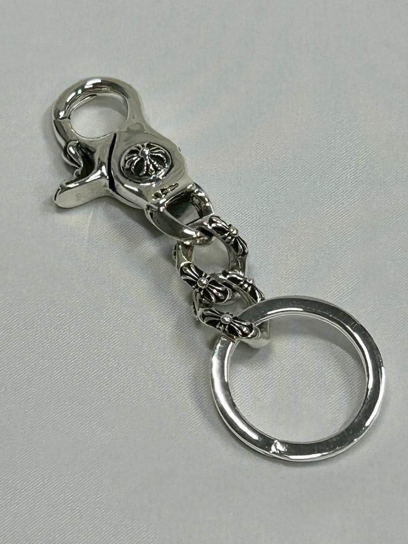 人気 キーリング クロム ブレスレット アクセサリー【匿名配送】ポーチクロス付