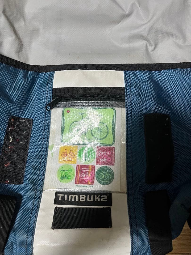 Timbuk2 メッセンジャーバッグ 青/白