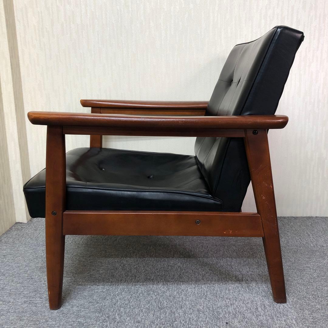 60s~80s Vintage Old カリモク Kチェア ワンシーター 60