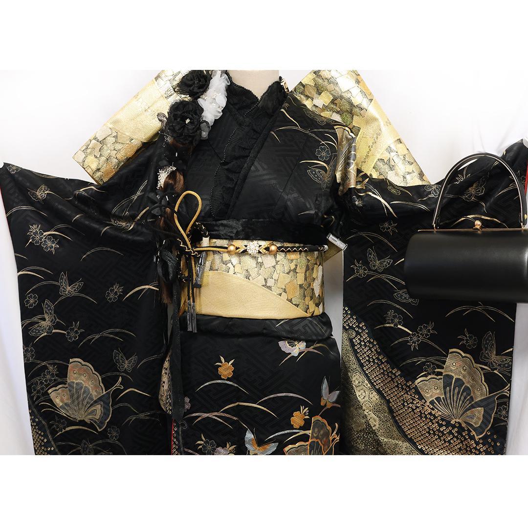 2026成人式まだ間に合います◆ 振袖6点セット ◆フルセットギャル系dN12