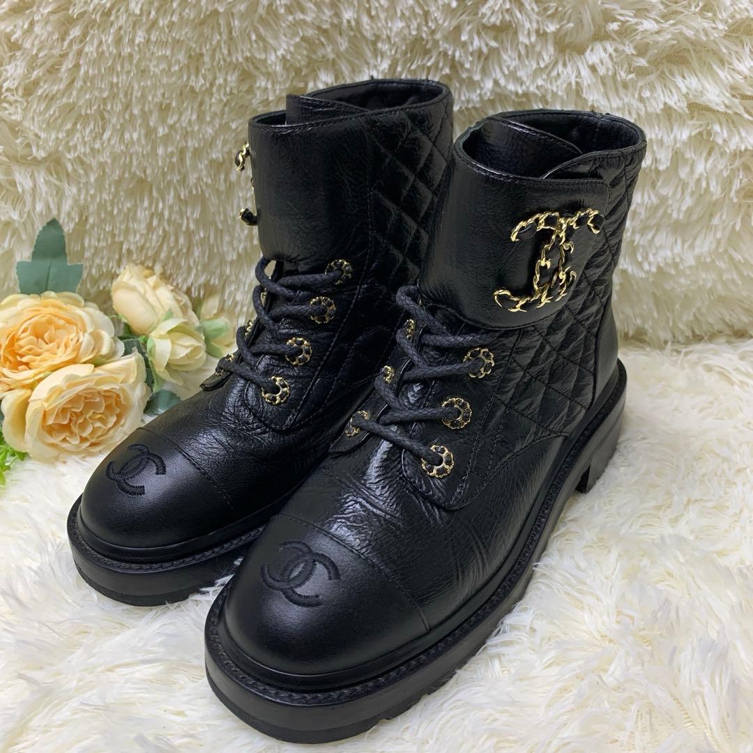 CHANEL シャネル ショートブーツ