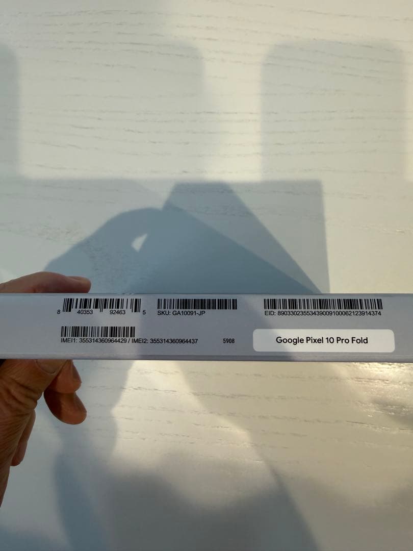 スマートフォン本体 Google Pixel 10 Pro Fold 256GB moonstone