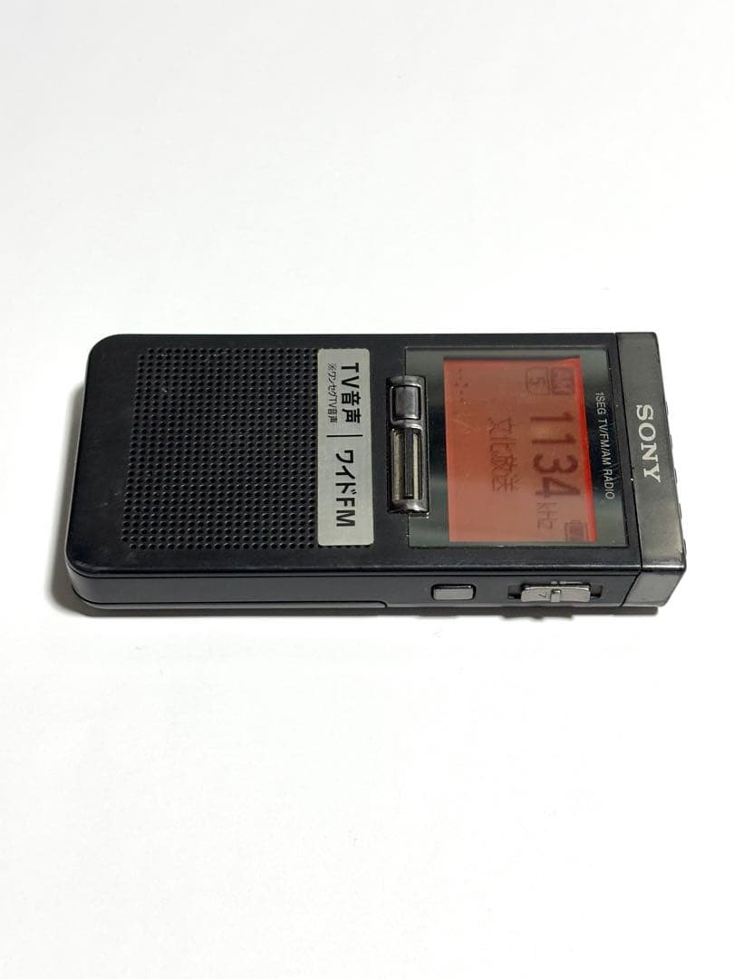 SONY ポケットラジオ FM/AMラジオ SRF-T355 動作品