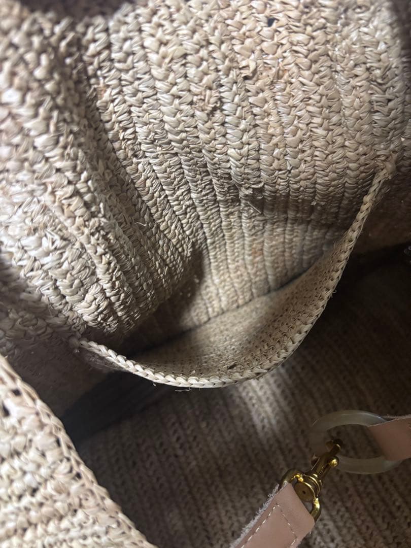 【A POINT ETC/アーポワン ウテセ】　カゴバック　大容量