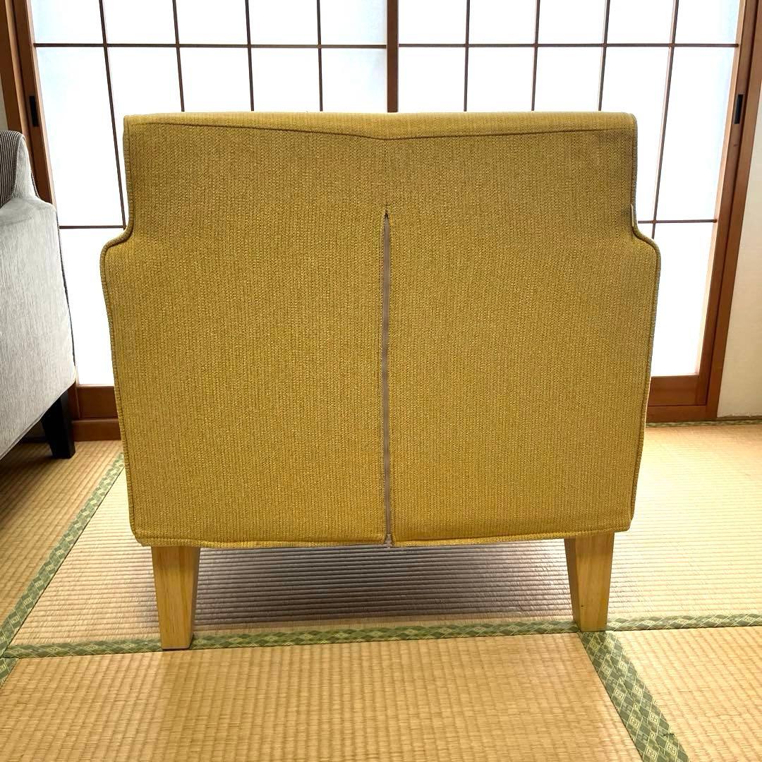 NOYES 1人掛けソファ ②イエロー