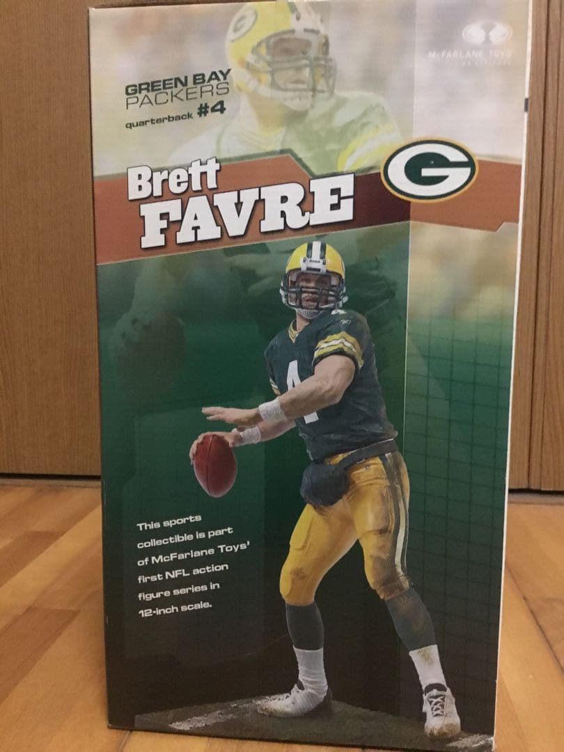 マクファーレン　12inch packers favre NFL ファーブ