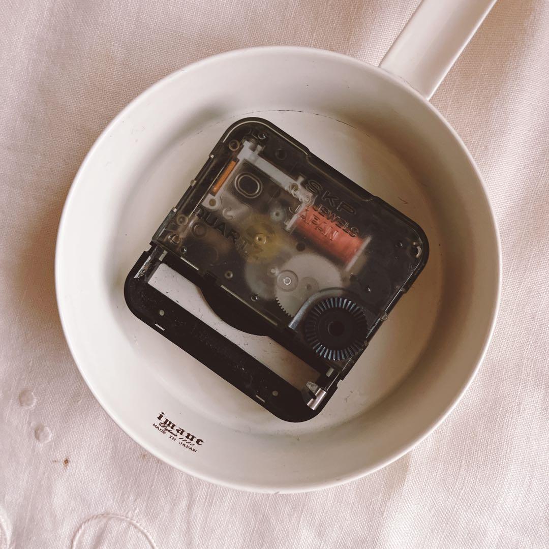 お値下げイマンダイアナローズホーローミニフライパン掛け時計マニーローズバスケット