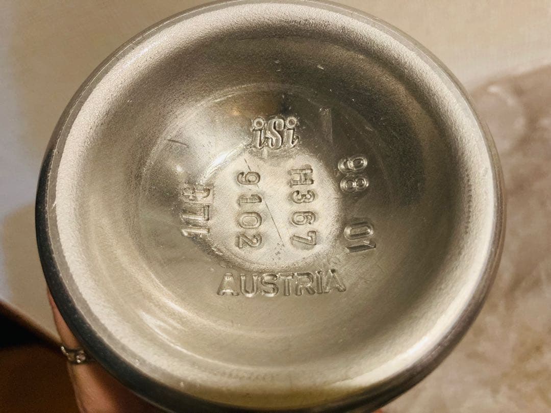 未使用 I.W.HARPER コレクション iSi ソーダサイフォン ステンレス