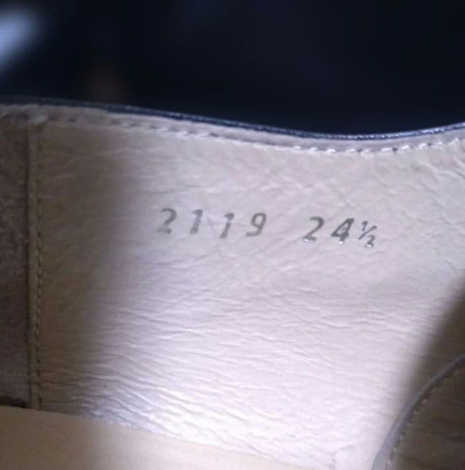 MARGARET HOWELL idea 黒革靴 オックスフォード レースアップ