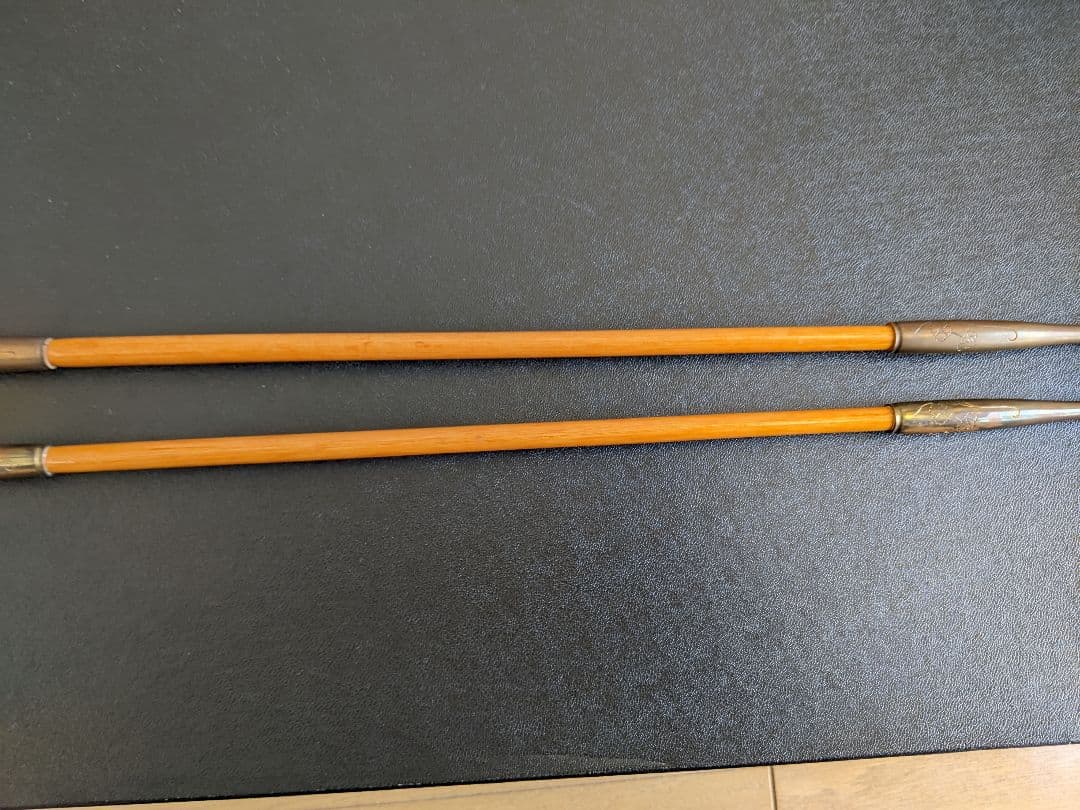 お茶道具、茶道具、骨董、中川浄益、認得斎好夕顔キセル一双