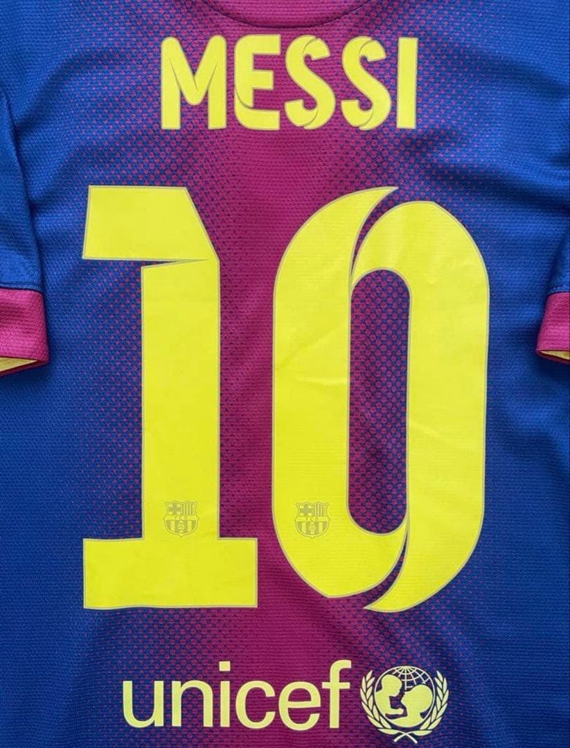 バルセロナ　メッシ　ユニフォーム　12/13ホーム