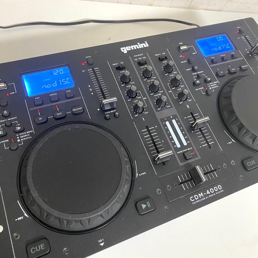 GEMINI CDM-4000 CD DJ CDJ プレーヤー ミキサー